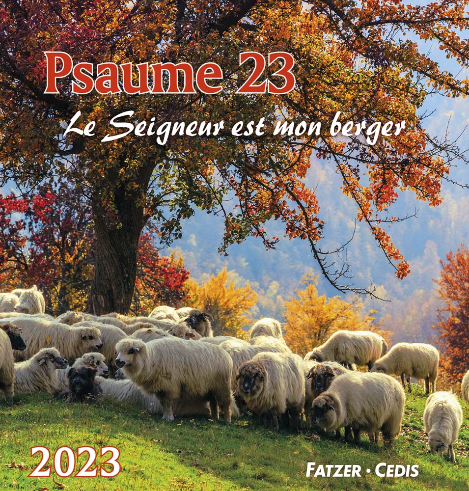 Calendrier Psaume 23 - grand format